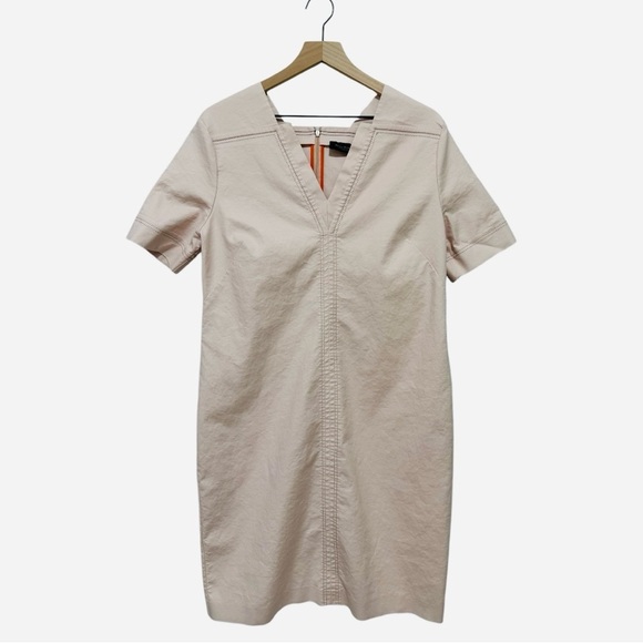 Piazza Sempione Pale Rose Shift Dress Size 16 - Picture 3 of 12